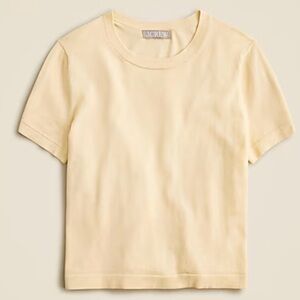 NWT J Crew ultra fine sweater tee, size S